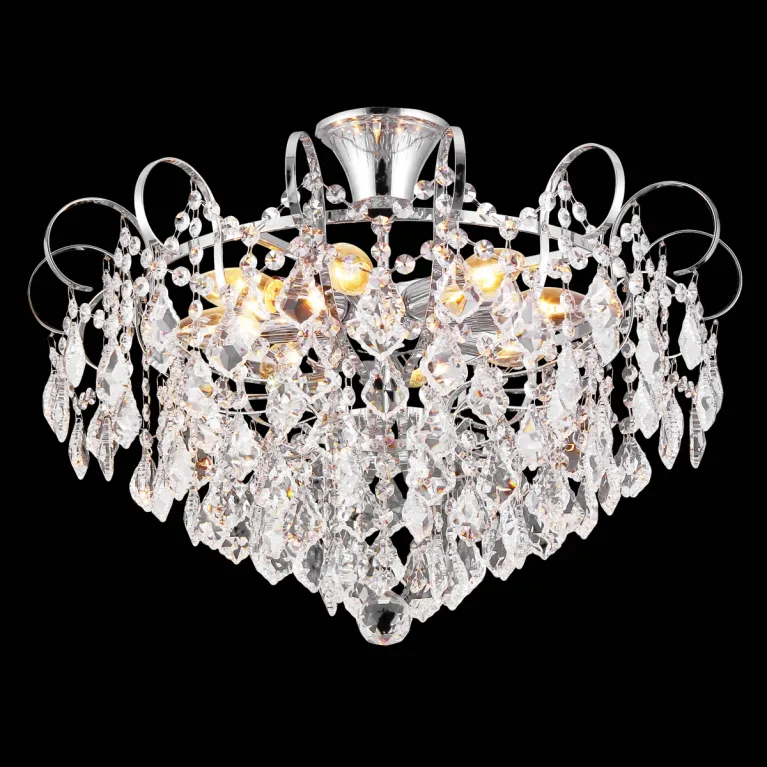 Потолочная люстра Natali Kovaltseva HAPPY DIAMONDS 11545/8C CHROME