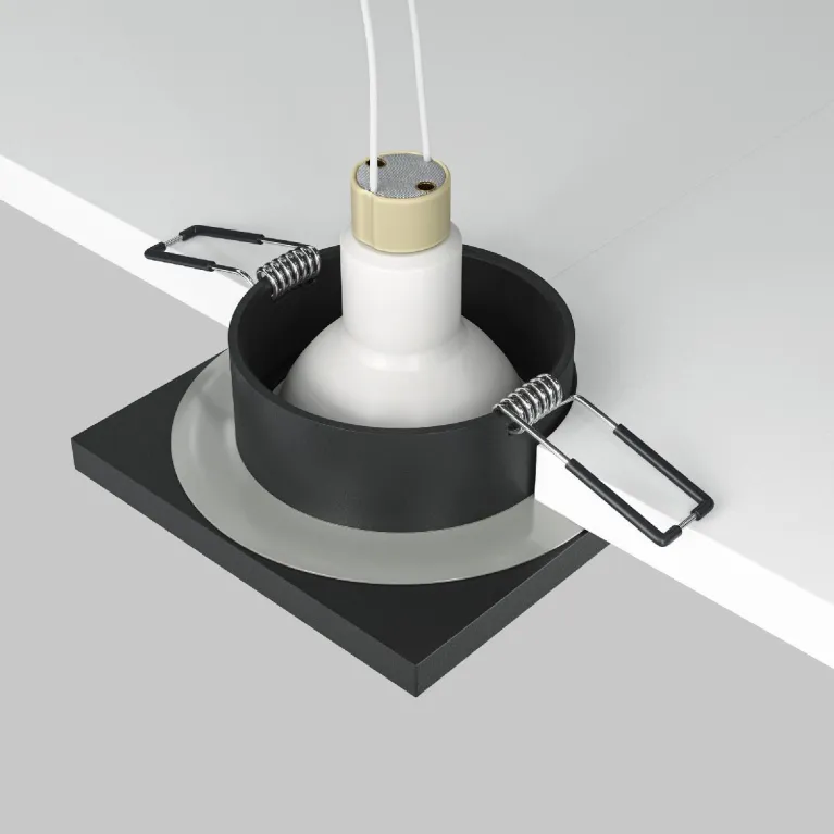 Встраиваемый светильник Maytoni Technical Stark DL083-01-GU10-SQ-B
