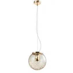 Подвесной светильник Crystal Lux MAYO SP1 D200 GOLD/AMBER