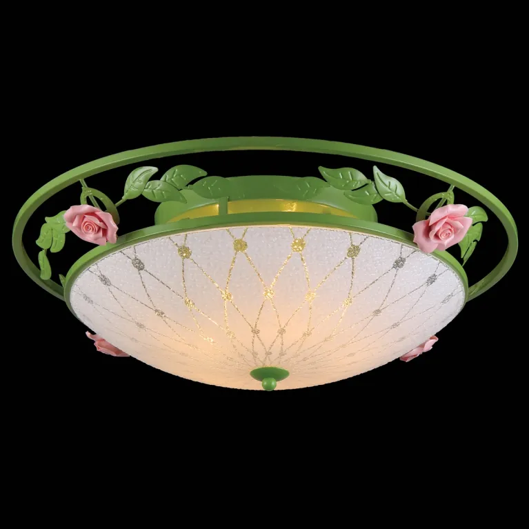 Потолочная люстра Natali Kovaltseva ROSE 11547/5С GREEN