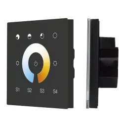 Сенсорная панель Arlight DALI-901-11-1G-4SC-MIX-DT8-IN Black BUS/230V 037195