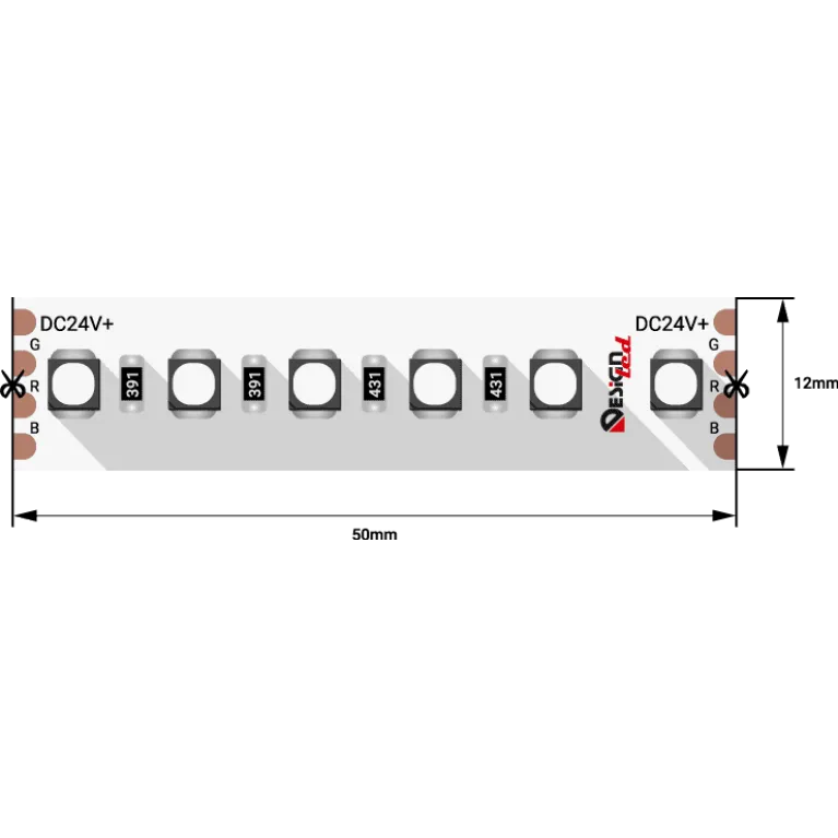 Светодиодная лента DesignLed DSG3A120-24-RGB-33 002845