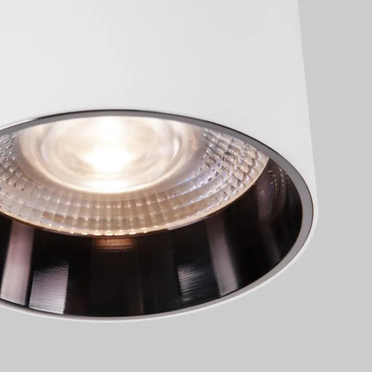 Накладной светодиодный светильник Elektrostandard Orson 25034/LED 10W 4200K белый/чёрный жемчуг a062