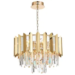 Подвесная люстра Natali Kovaltseva Amazone 81444/8C Gold