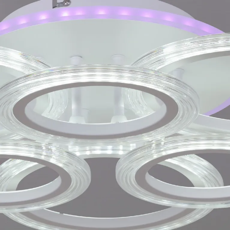 Потолочная люстра Reluce 09812-3.3-3+3A WH (RGB)