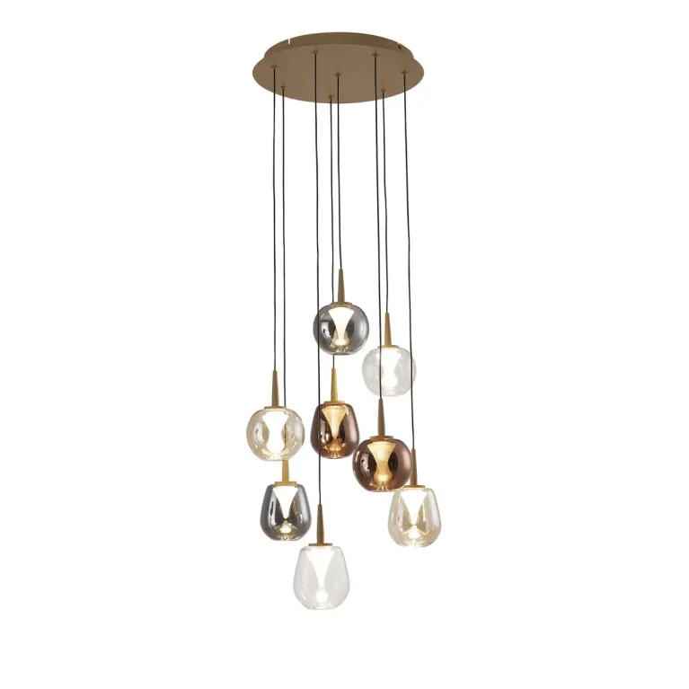 Каскадная люстра Mantra Andromeda 8933+8PL