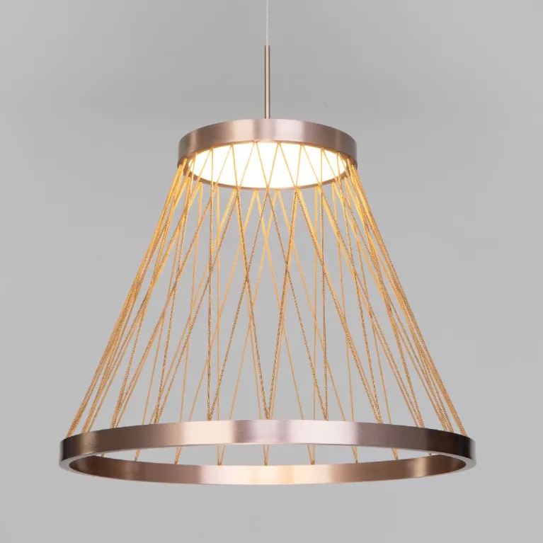 Подвесной светильник Eurosvet Cesta 40016/1 LED коричневый a069283