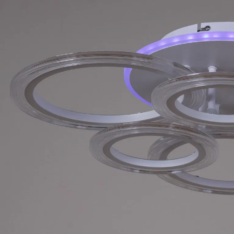 Потолочная люстра Reluce 09812-3.3-3+3A WH (RGB)