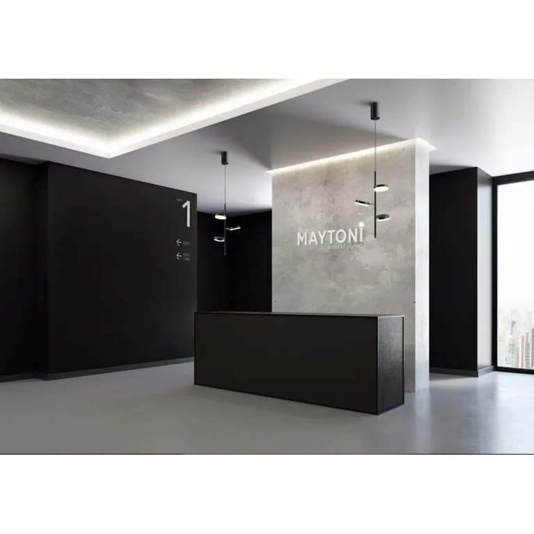 Подвесная светодиодная люстра Maytoni Fad MOD070PL-L18B3K