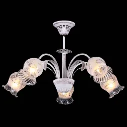Потолочная люстра Natali Kovaltseva AREZZO 11412/5C COFFEE IVORY
