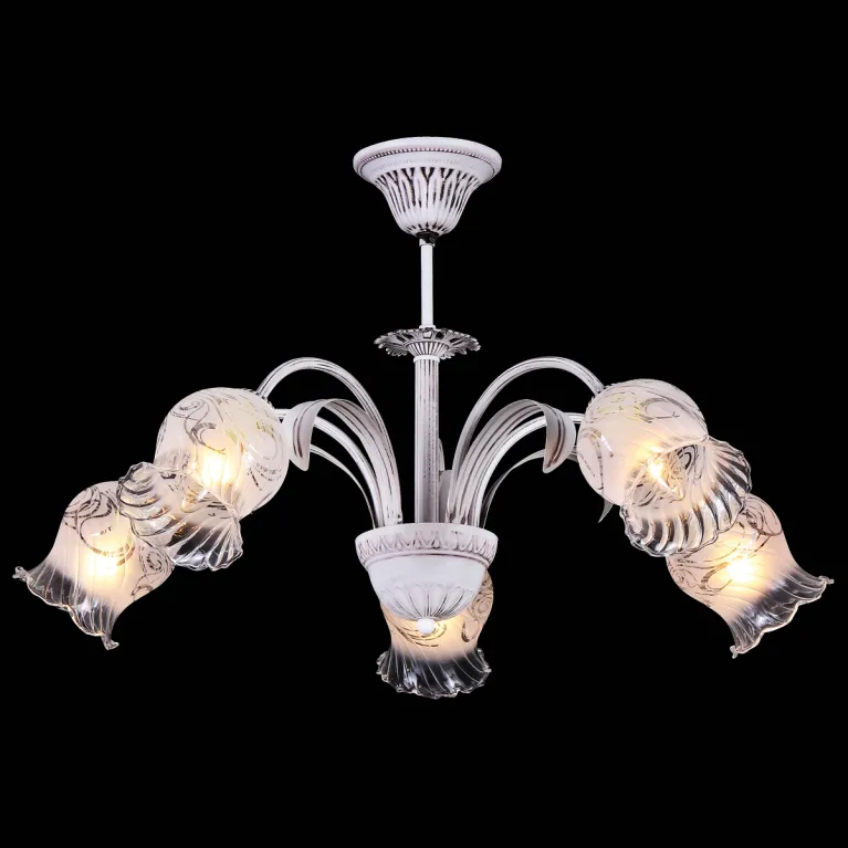 Потолочная люстра Natali Kovaltseva AREZZO 11412/5C COFFEE IVORY