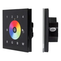 Сенсорная панель Arlight DALI-901-11-4G-RGBW-DT6-IN Black BUS/230V 037203