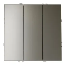 Выключатель трехклавишный Voltum S70 VLS030104