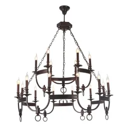 Подвесная люстра Crystal Lux Suerte Brown SP12+6