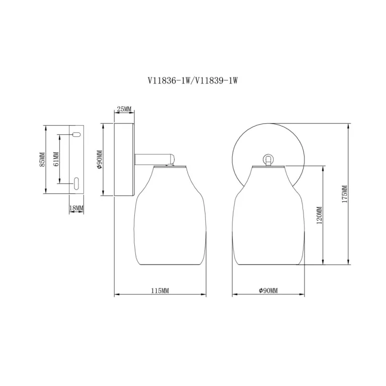 Спот Moderli Adalina V11839-1W