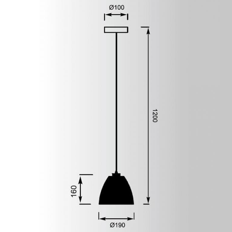 Подвесной светильник Zumaline Pico MD9023-1S(SILVER)