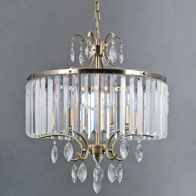 Подвесная люстра Illumico IL3519-5PSQ-24 AB LYRA