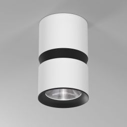 Потолочный светодиодный светильник Elektrostandard Kayo 25049/LED 12W 4000К белый/черный a064731