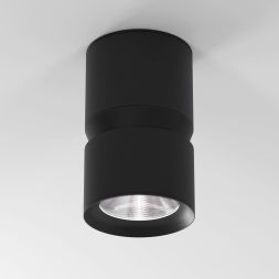 Потолочный светодиодный светильник Elektrostandard Kayo 25049/LED 12W 4000К черный a064729