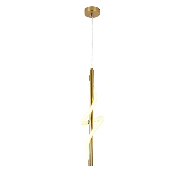Подвесной светильник Indigo Intreccio 14025/1P Brass V000144L