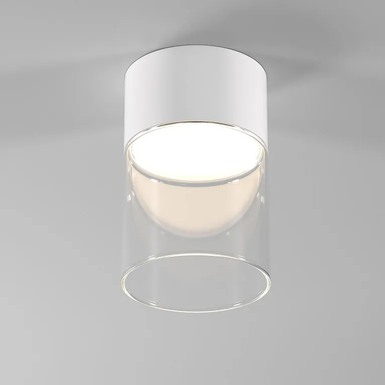 Потолочный светодиодный светильник Elektrostandard Lumen 25047/LED 10W 4000К белый/прозрачный a06471