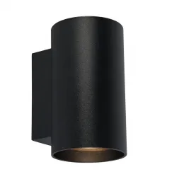 Настенный светильник Zumaline Sandy wl round black 92696