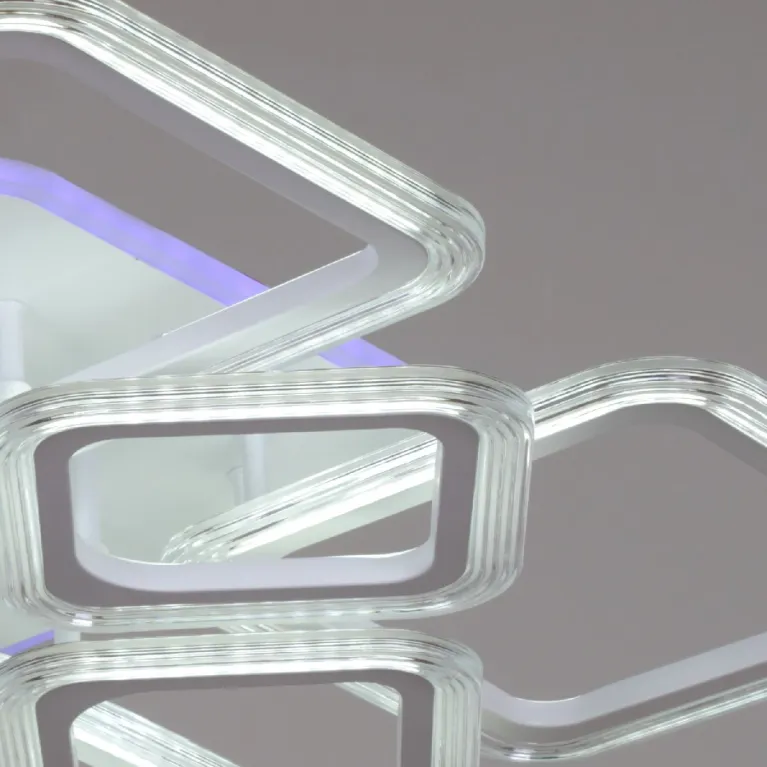 Потолочная люстра Reluce 09826-3.3-4+4A WH (RGB)