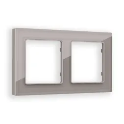 Рамка двухместная Ambrella Volt Platos AF330502