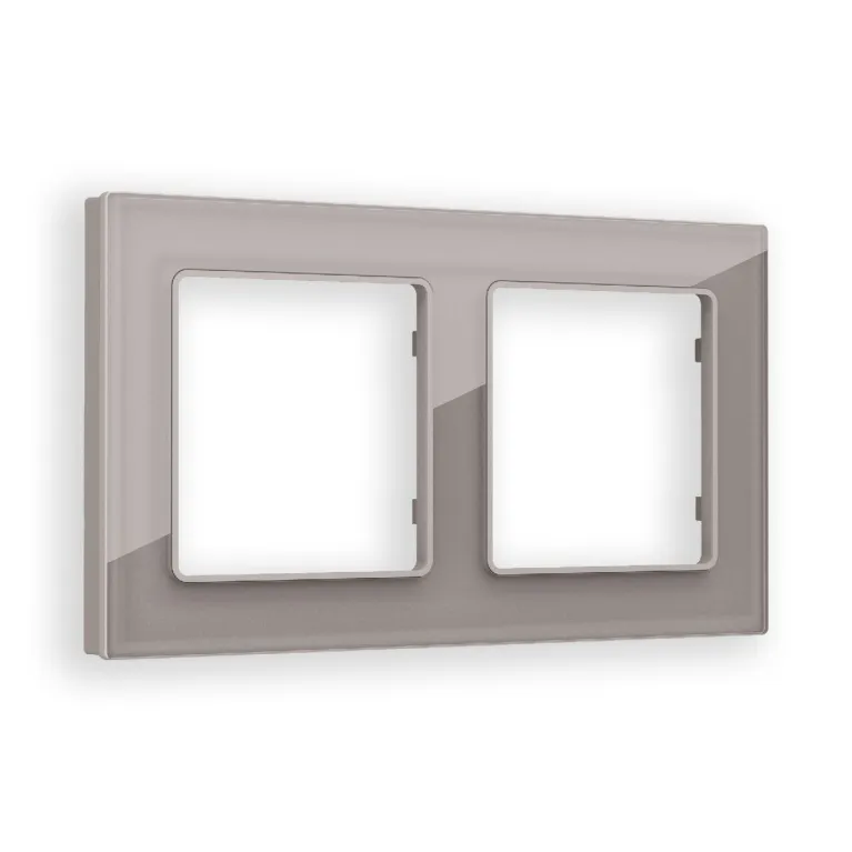 Рамка двухместная Ambrella Volt Platos AF330502