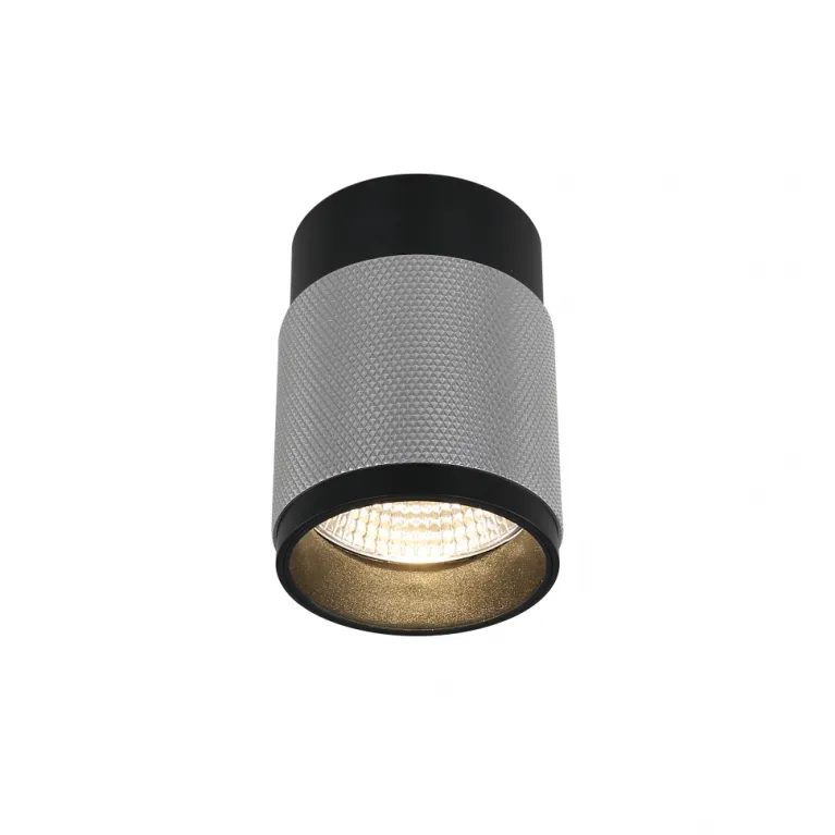Накладной светильник iLedex Delta 1955-10W-3000K-36 BK+SL