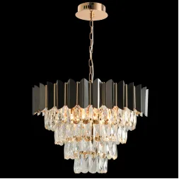 Подвесная люстра Natali Kovaltseva DARIAN II 81448/8C GOLD BLACK