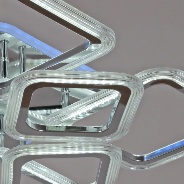 Потолочная люстра Reluce 09826-3.3-4+4C CR (RGB)