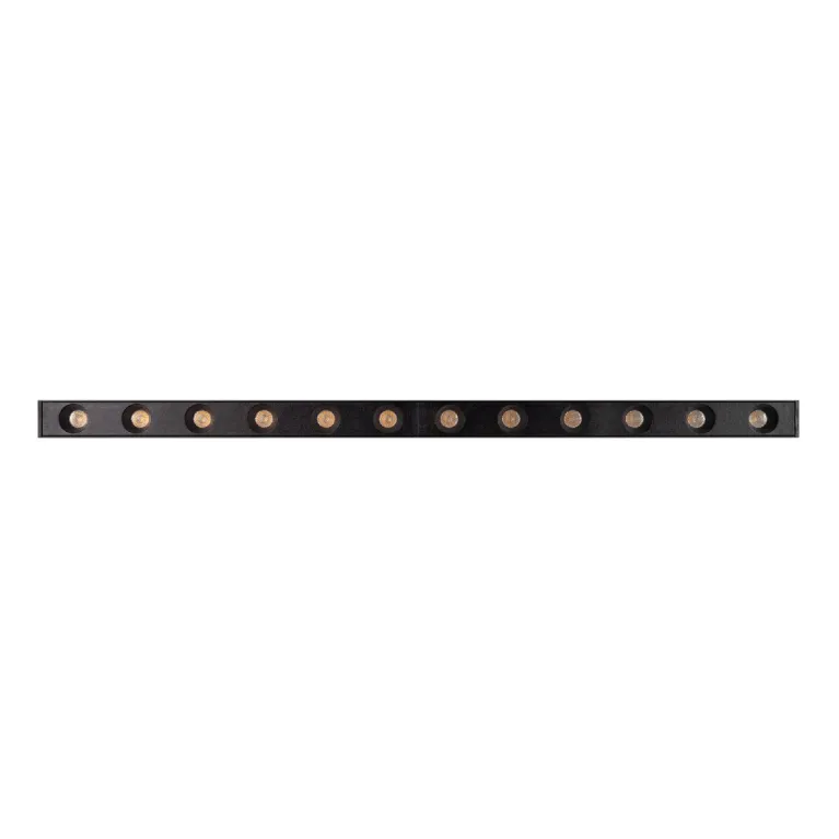 Трековый магнитный светильник Arlight MAG-DOTS-25-L400-12W Warm3000 (BK, 30 deg, 24V, DALI) 046324