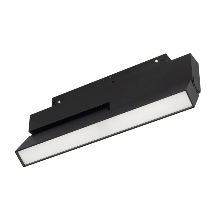 Трековый светодиодный светильник Arlight MAG-ORIENT-FLAT-FOLD-S230-12W Day4000-MIX (BK, 80 deg, 48V,