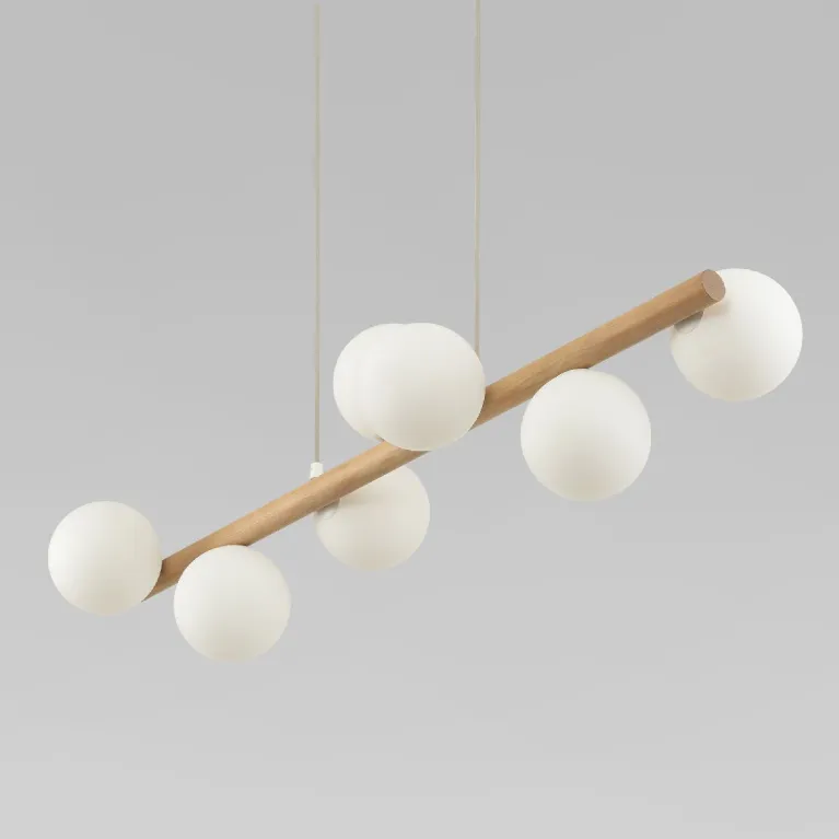 Подвесная люстра TK Lighting 5905 Estera Wood a068624