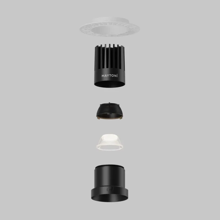 Встраиваемый светильник Maytoni Dip DL122-15W-4K-TRS-B