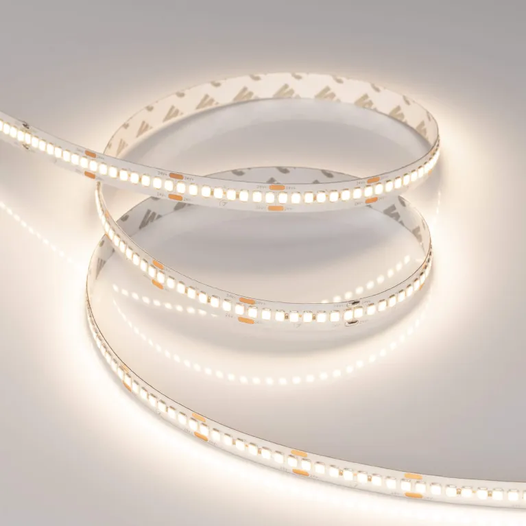 Светодиодная лента Arlight RT-A240-10mm 24V Warm3500 (22 W/m, IP20, 2835, 5m) 038744