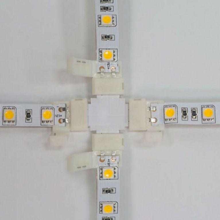 Коннектор X-образный для светодиодной ленты 5050SMD 12V Feron (10 шт) LD191 23138