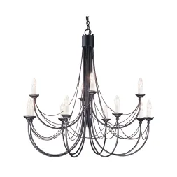 Подвесная люстра Elstead Lighting CB12-BLACK