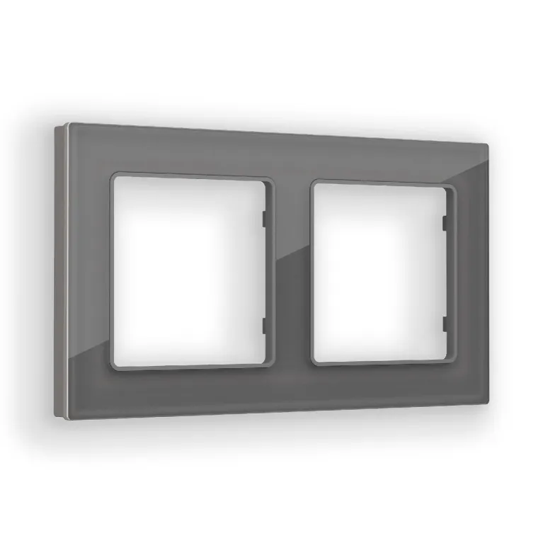 Рамка двухместная Ambrella Volt Platos AF330652