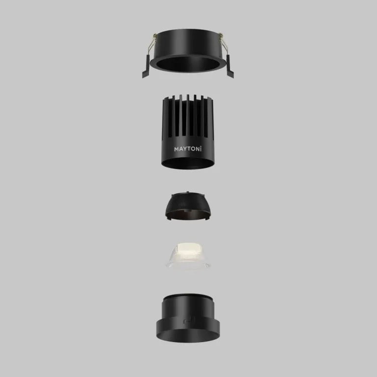 Встраиваемый светильник Maytoni Dip DL117-15W-2.7K-B