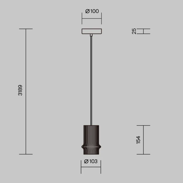Подвесной светильник Maytoni Pilastro MOD430PL-L5W3K