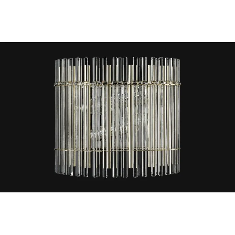 Настенный светильник Crystal Lux Aurelio AP2 Gold+Chrome/Transparent