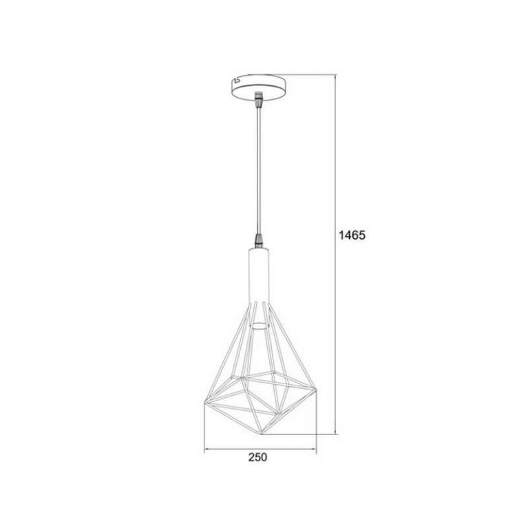 Подвесной светильник Zumaline Stag HP1776-BL