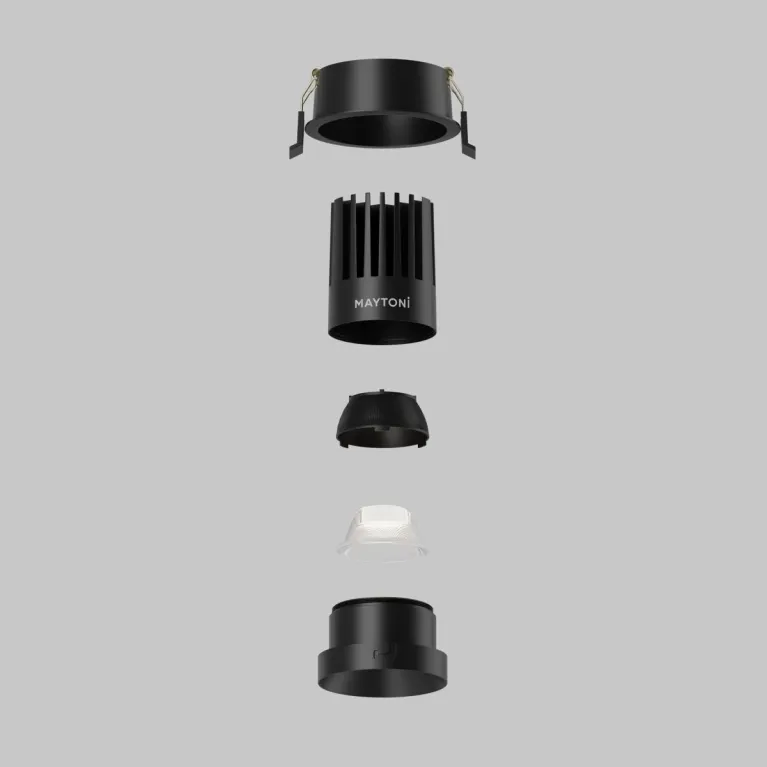Встраиваемый светильник Maytoni Dip DL117-15W-4K-B