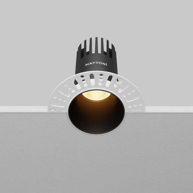 Встраиваемый светильник Maytoni Dip DL120-10W-2.7K-TRS-B
