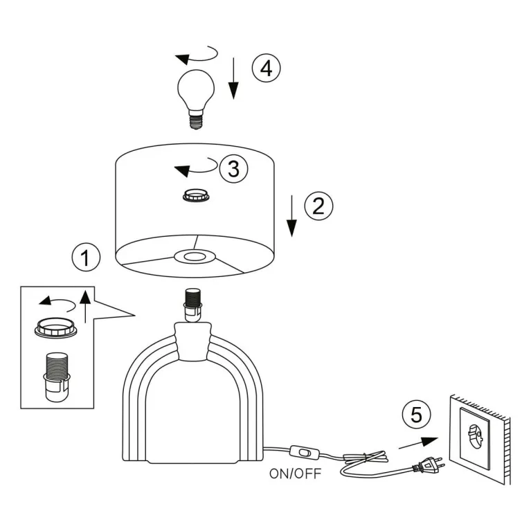 Настольная лампа Rivoli Bella 7068-502 Б0057264