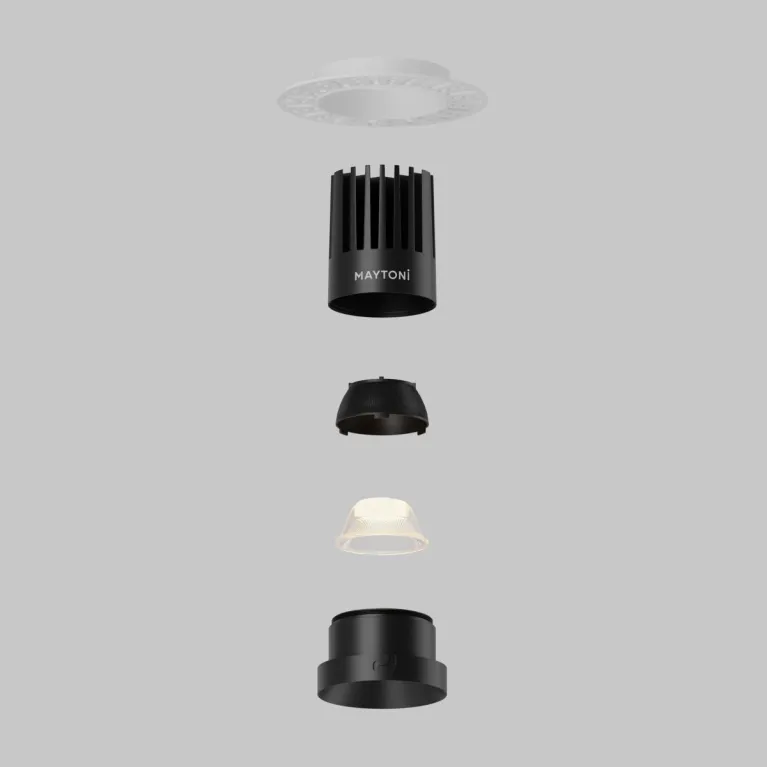 Встраиваемый светильник Maytoni Dip DL121-15W-2.7K-TRS-B