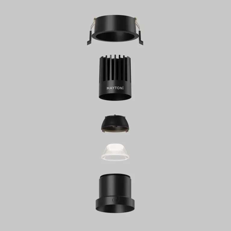 Встраиваемый светильник Maytoni Dip DL118-15W-4K-B