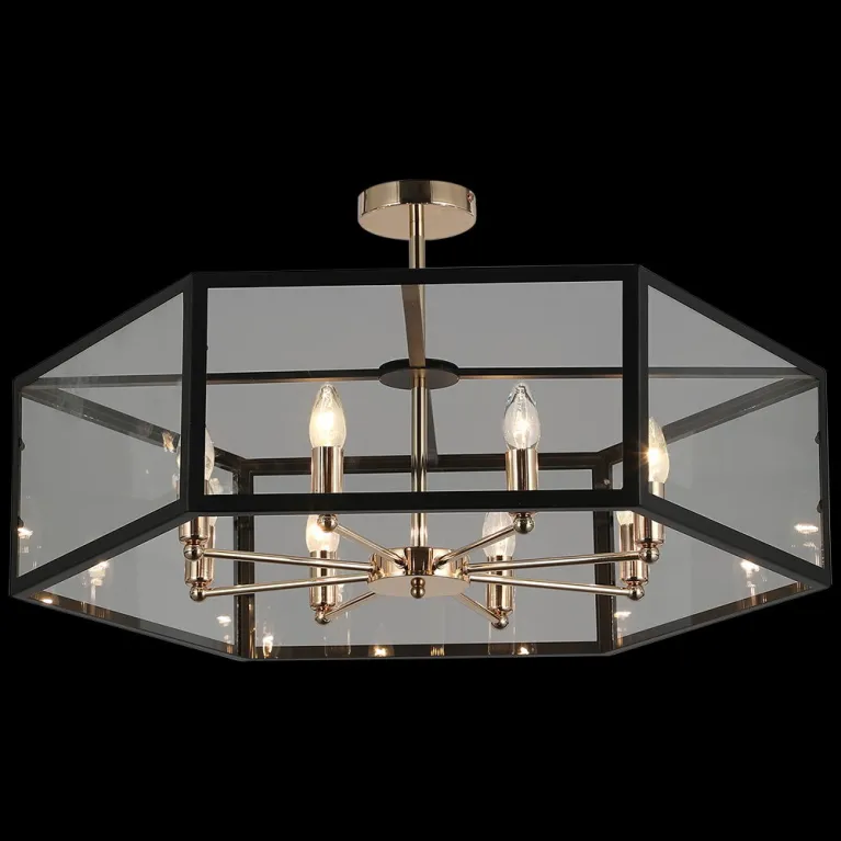 Люстра на штанге Illumico IL4003-8P-59 FGD BK